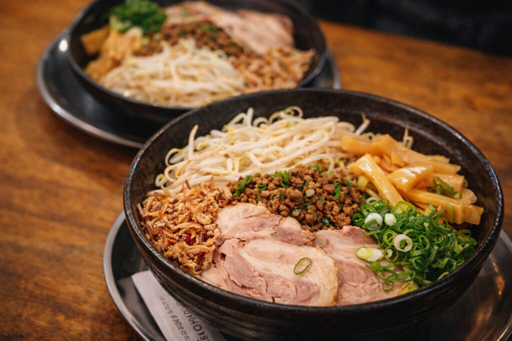 Ichi-ban Boshi Abura Soba full bowl