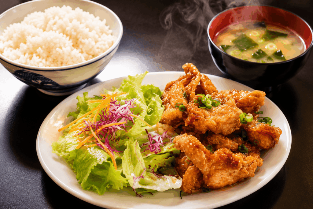 Karaage set meal
