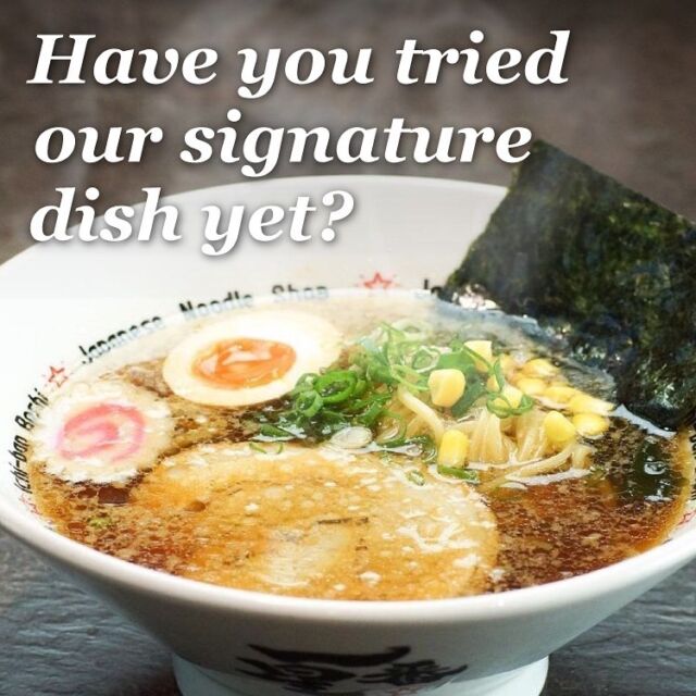 Have you tried our signature dish yet? 🍜 It’s a ripper combo of our own hand-made noodles and a beaut soy-based soup that’s a real treat for your taste buds. Don’t miss out on this cracker of a dish! 
.
.

Take away:
* Ritual 
 please call us before you come to pick up your food:)
.
Delivery: 
* Uber
 * Doordash 
* Hungry Panda
.
@ichibanboshiaus 
.
.
OPENING HOURS
●Sydney City
11am-9pm 7days
●Sydney Express
11am-4pm 7days
●Bondi Junction
11am-9pm except Tuesday
.
.
@ichibanboshiaus

.
#tokyoramen #noodlelovers #soydelight #homemade noodles #ramentime #foodieheaven
#tasteoftokyo